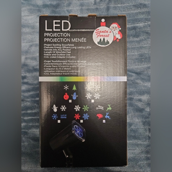 Santa's Forest LED Projection Light - Picture 1 of 2